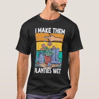 Rolig Trädgård jag väter mina växter skjorta Jag G T Shirt