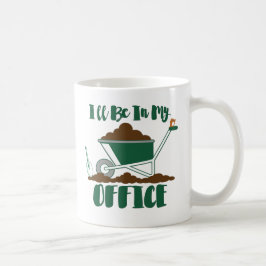 Rolig trädgårdsmästare kaffemugg