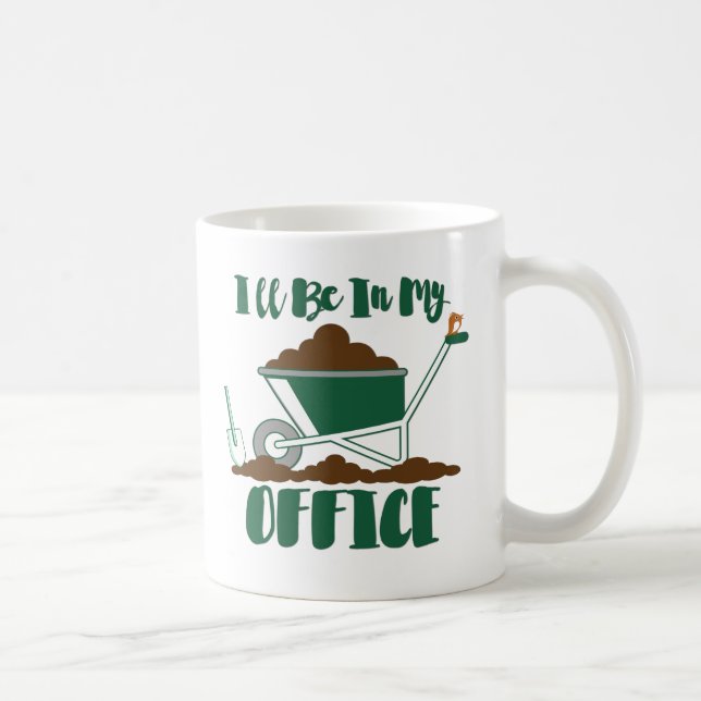 Rolig trädgårdsmästare kaffemugg (Höger)