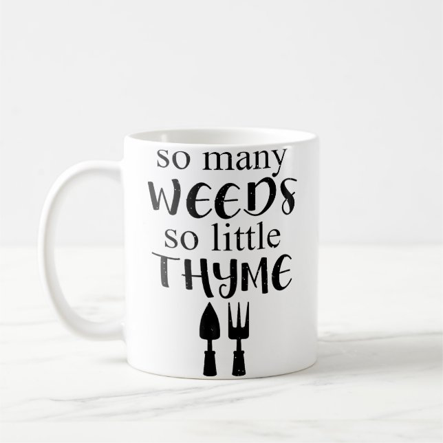 Rolig Trädgårdsskötsel Kaffemugg (Vänster)