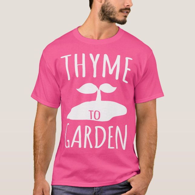Rolig Trädgårdsskötsel T Shirt (Framsida)