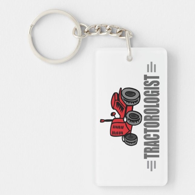 Rolig traktor nyckelring (Framsidan)