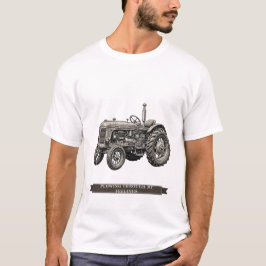 Rolig Traktor "Plöjer Genom Mina Känslor" T Shirt