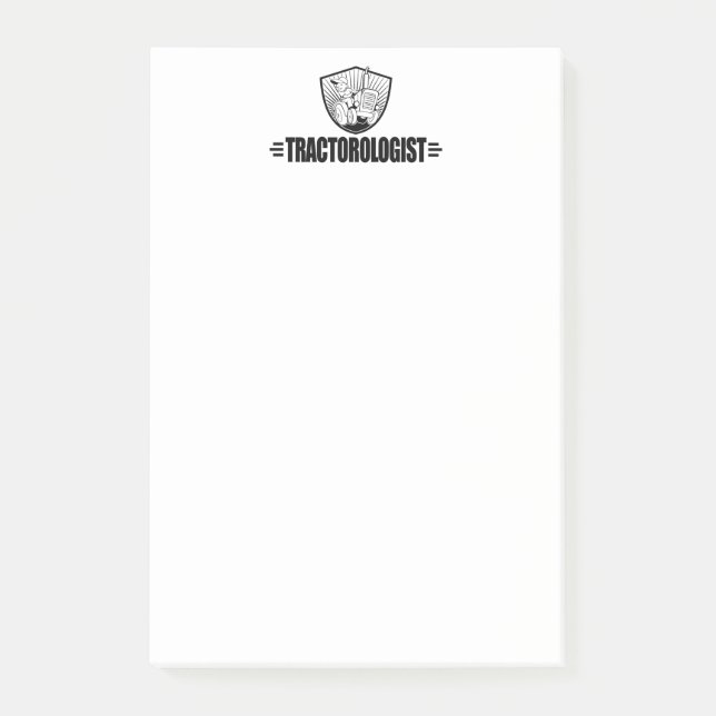Rolig traktortävla post-it block (Framsida)