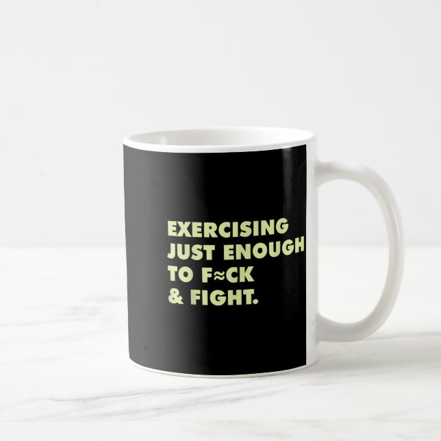 Rolig träning precis tillräckligt för att knulla o kaffemugg (Höger)