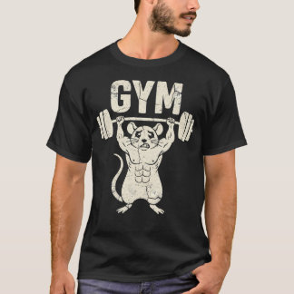 Rolig Träningsinstruktör Vikt Gym Rats T Shirt