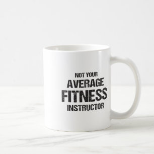 Rolig träningsinstruktör Workout Fitness Present B Kaffemugg