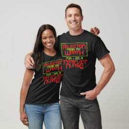 Rolig transplantationssjuksköterska och transplant t shirt