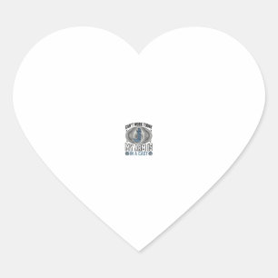 Rolig trasig arm gips Vintage T-Shirt Design_1 Hjärtformat Klistermärke