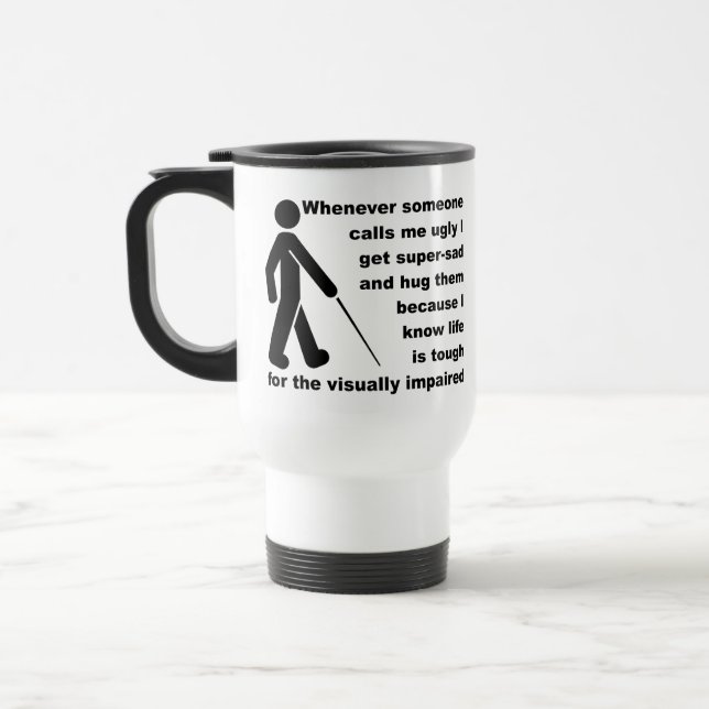 Rolig travel mug för ful kram resemugg (Vänster)