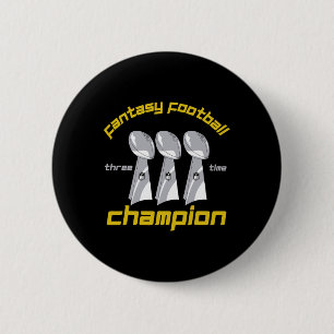 Rolig trefaldig Fantasy Football League-mästare Tr Knapp
