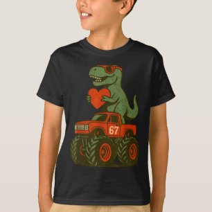 Rolig Trex 67 Alla hjärtans dag-meme T Shirt