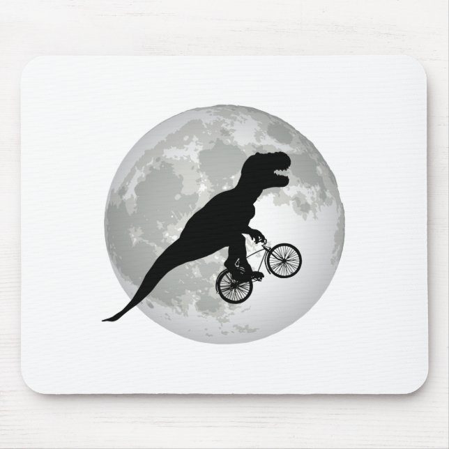 Rolig Trex Flygande Mån Design Musmatta (Framsidan)