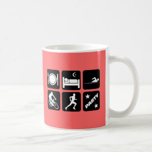 Rolig triathlon kaffemugg