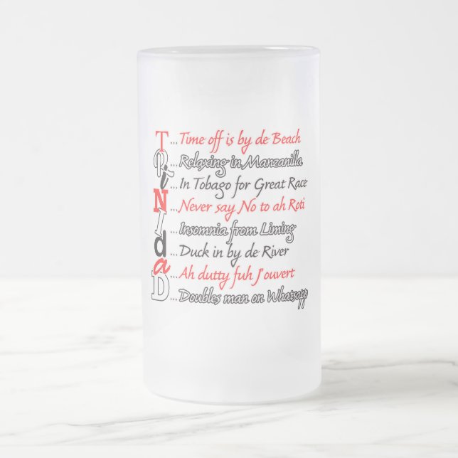 Rolig Trini Beskrivning 3 Frostad Mugg (Center)