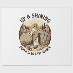 Rolig Tro Uppståndelsegrotta Vintage Gravyr Tröja Presentpapper