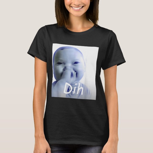 Rolig Tröja Ai Baby Dih Meme Brainrot (Framsida)