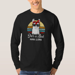 Rolig tröja är en dålig Nana Llama Tshirt Mamma Ma