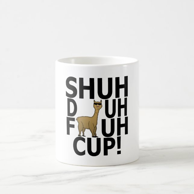 Rolig tröja för citationstecken för Shuh Duh Fuh Kaffemugg (Center)