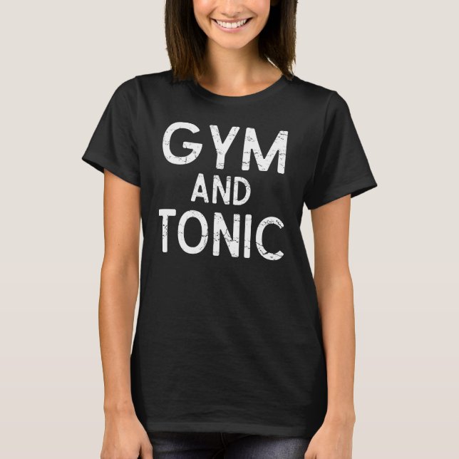 Rolig Tröja För Gym Och Tonic Träning (Framsida)