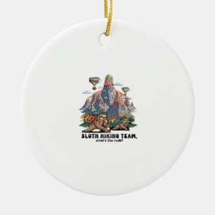 Rolig Tröja för Långsam Lanting Klassisk T-Shirt_7 Julgransprydnad Keramik