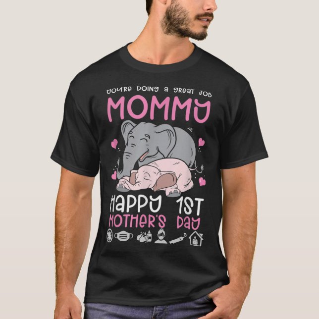 Rolig tröja för Mamma Cute Graphic Tee Plus Storle (Framsida)