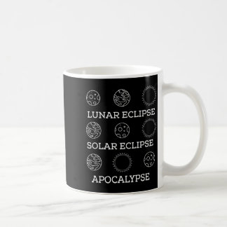 Rolig Tröja Lunar Förmörkelse Solförmörkelse Apoka Kaffemugg