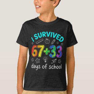 Rolig Tröja Överlevde 100 Dagar 67 Meme