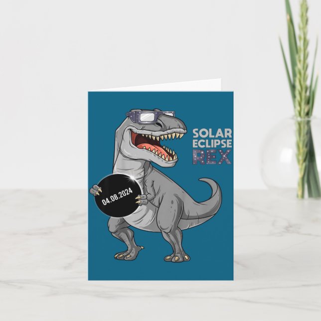 Rolig Tröja Solförmörkelse Rex 04 08 Kort (Framsida)