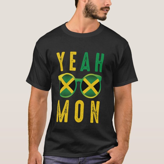 Rolig tröja-Team Jamaica T Shirt (Framsida)