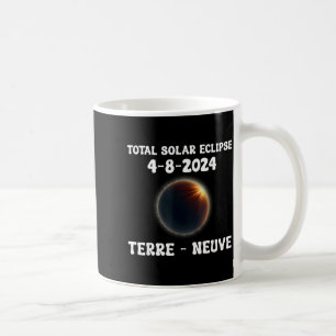 Rolig Tröja Total Solförmörkelse Titta Norrut Kaffemugg