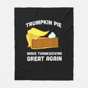 Rolig tröja Trumpkin Paj gör Thanksgiving Underbar Fleecefilt