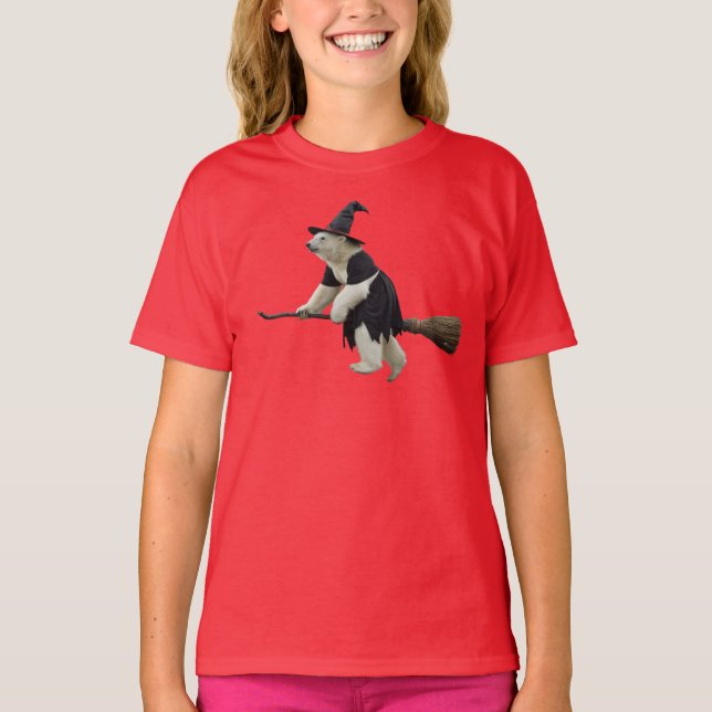 Rolig Trollkarlsbjörn Barn T Shirt (Framsida)
