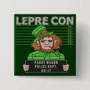 Rolig trollLeprecon Mugshot Knapp