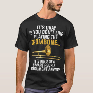 Rolig Trombonkonst för Jazz Trombon T Shirt