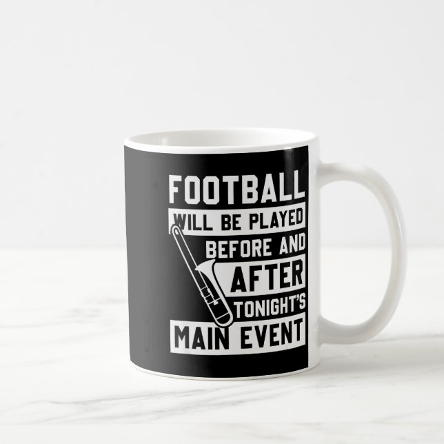 Rolig Trombonspelare Marchingband  Kaffemugg (Höger)
