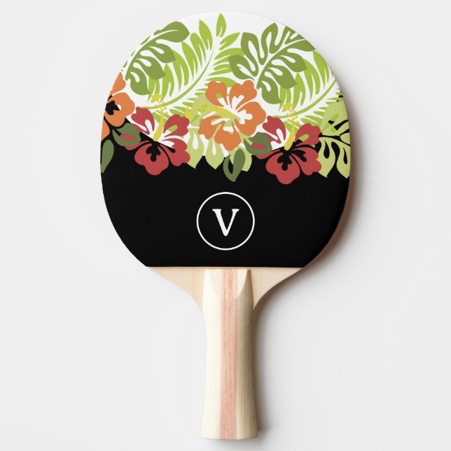 Rolig Tropisk Stil Pingisracket (Framsidan)