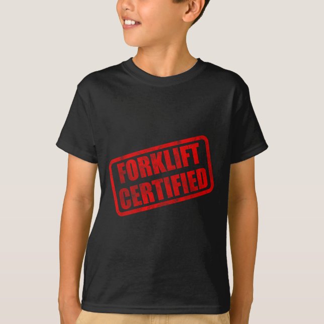 Rolig truckcertifierad meme  t shirt (Framsida)