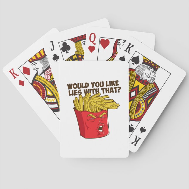 Rolig trumf för trumfFries/ Casinokort (Baksidan)