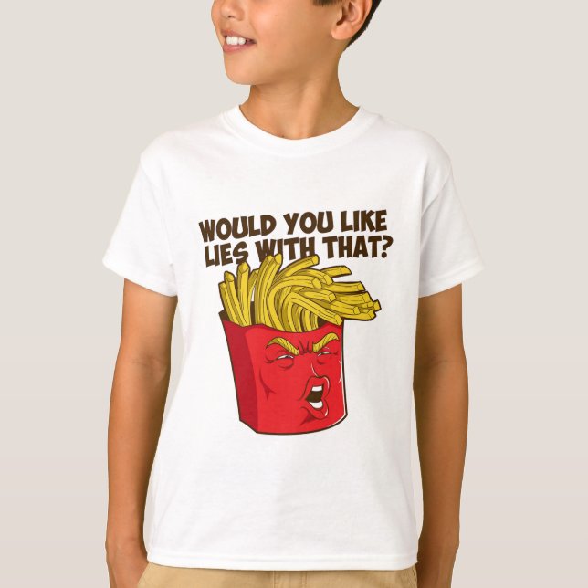 Rolig trumf för trumfFries/ T Shirt (Framsida)