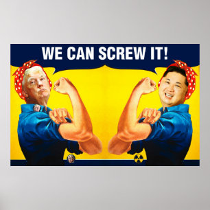 Rolig trumf och nyinspelning för Kim Jong Poster