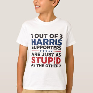 Rolig Trump 1 Av 3 Kamala Harris Anhängare T Shirt