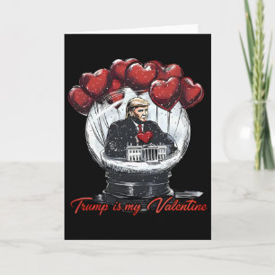 Rolig Trump Är Min Alla Hjärtans Dag Fula Tröjor T Kort