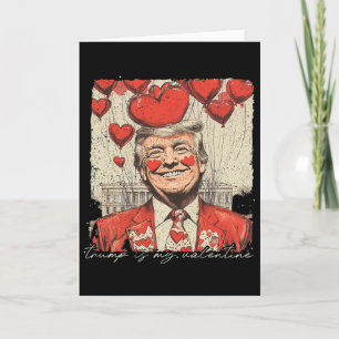 Rolig Trump Är Min Valentine Fula Tröjor Trump Va Kort