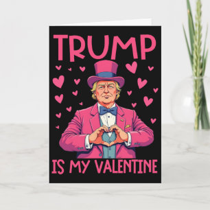 Rolig Trump Är Min Valentine Trump Män Kvinnor Kort