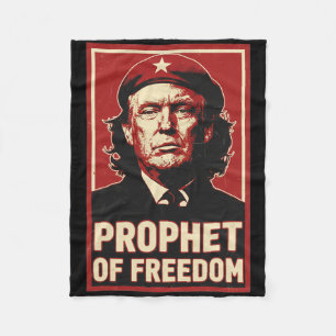 Rolig Trump Che Guevara Profet Av Frihet Älskare Fleecefilt