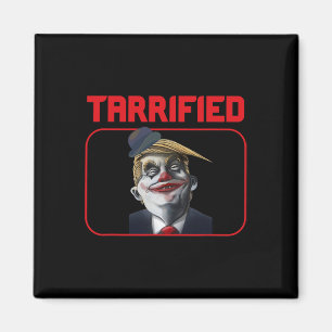 Rolig Trump Clown Politisk Puns Skräckslagen Magnet