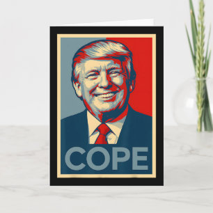 Rolig Trump Cope-parodi – politisk meme Kort