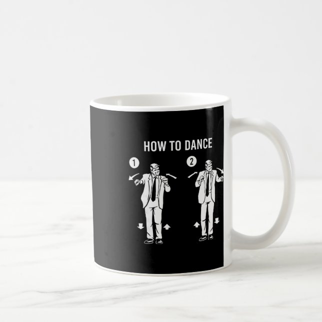 Rolig Trump-dans Hur man dansar  Kaffemugg (Höger)