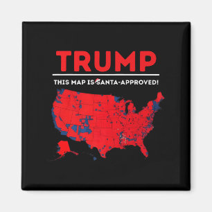 Rolig Trump Denna Karta Är Sankte Godkänd Sankte C Magnet